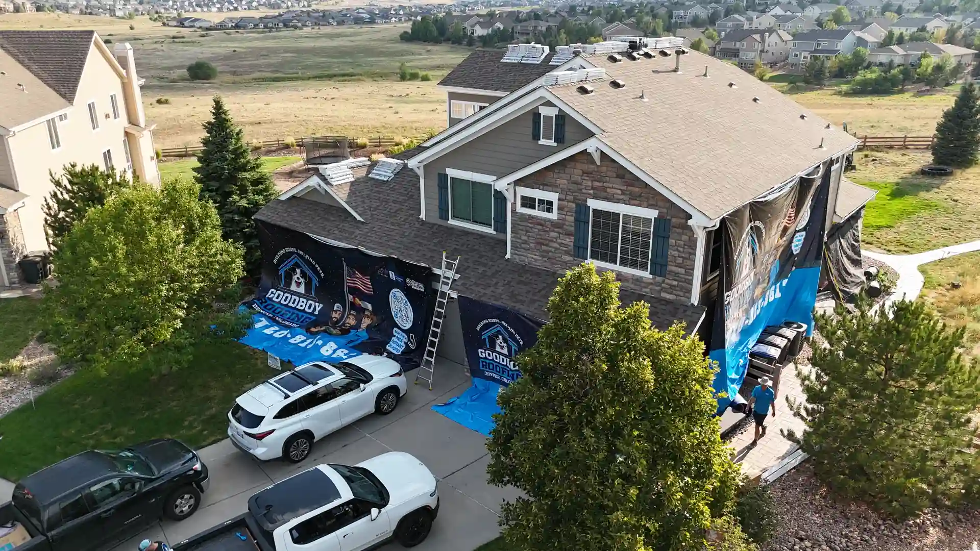 GoodBoy Roofing project at a Denver metro home
